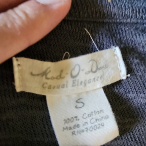 MOD O DOC Zip Up Sweater/Cardigan Size Small - Picture 9 of 10